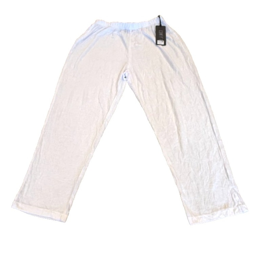Comfy USA Women's Ultra Thin Cropped Leggings; White XS ($59) NWT